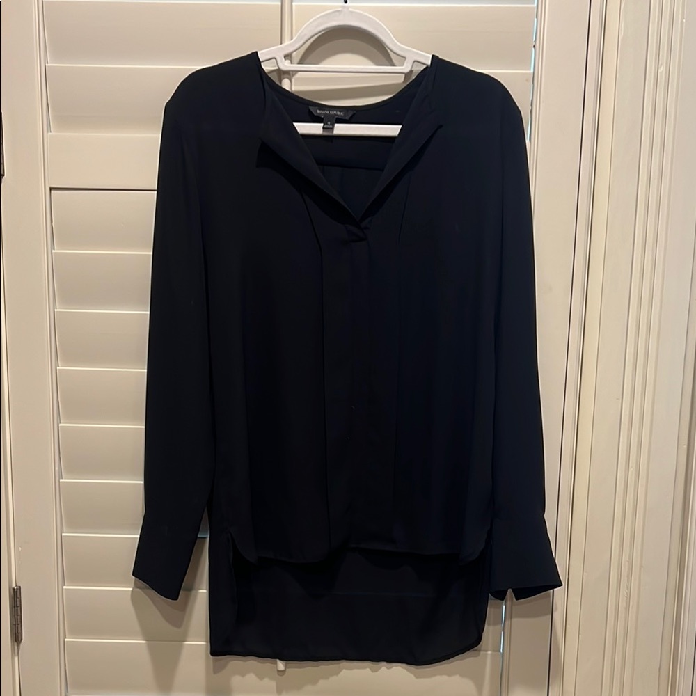 Banana Republic Black Relaxed Blouse